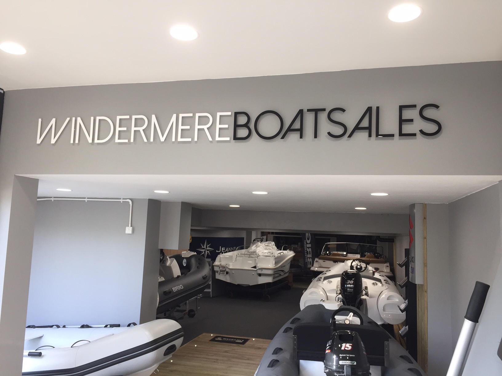 Internal acrylic letters